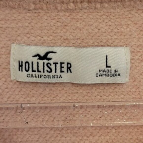 Hollister Pink Henley, Ladies Size Large - Picture 3 of 5